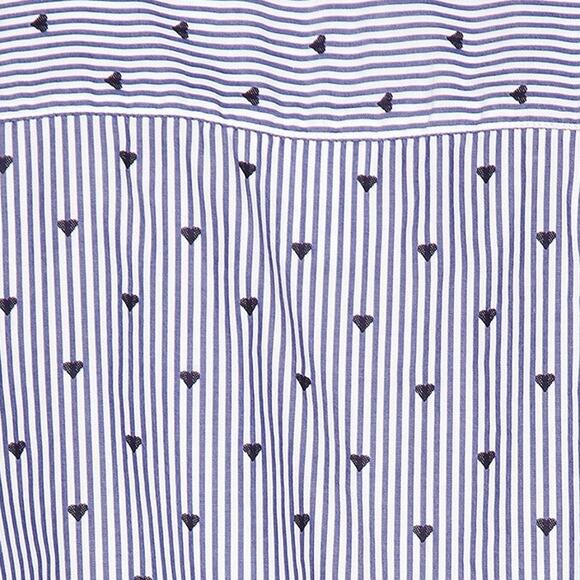 Frank & Eileen Frank Button Down Blue Stripes Navy Hearts - Picture 7 of 11